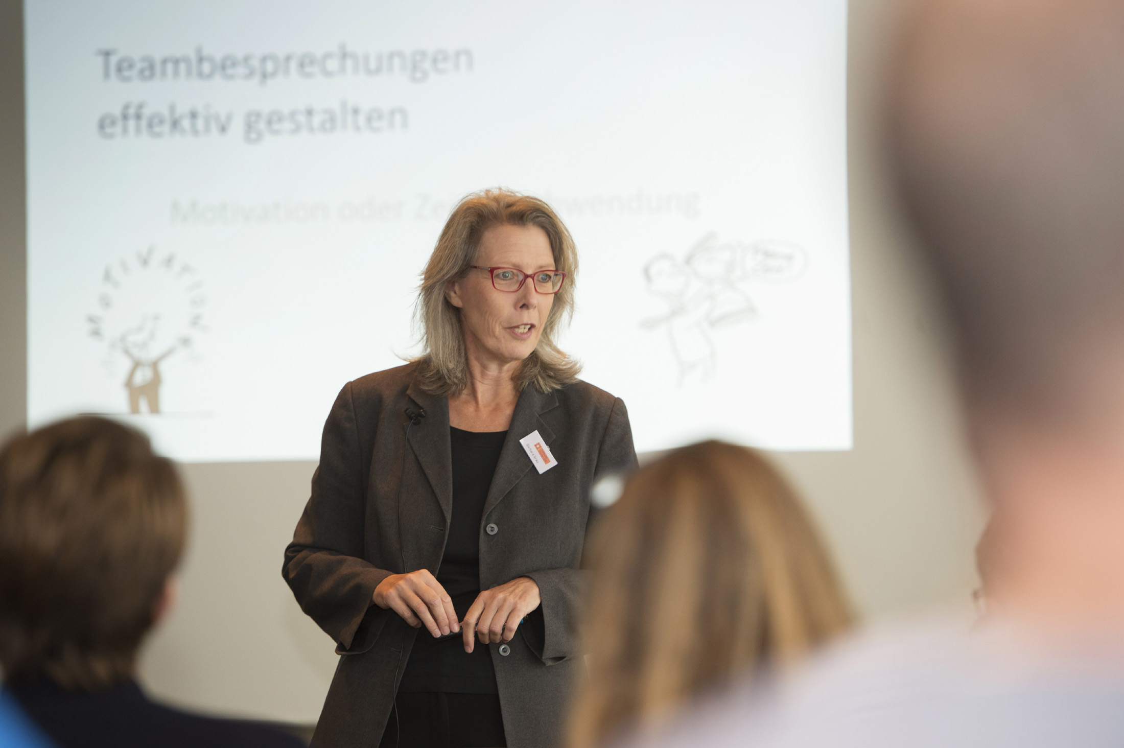 Barbara Grau, Teambesprechungen - Ein effektives Handwerkszeug, Treffpunkt Tischler 2015,  Foto: Bettina Engel-Albustin